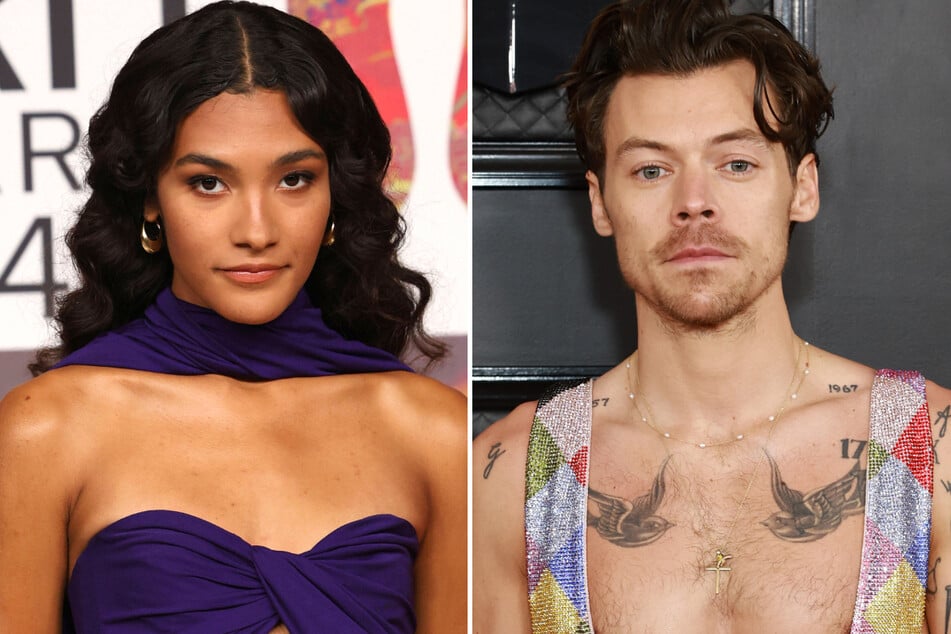 Harry Styles (r.) has stirred up new romance rumors with fellow British singer Olivia Dean.