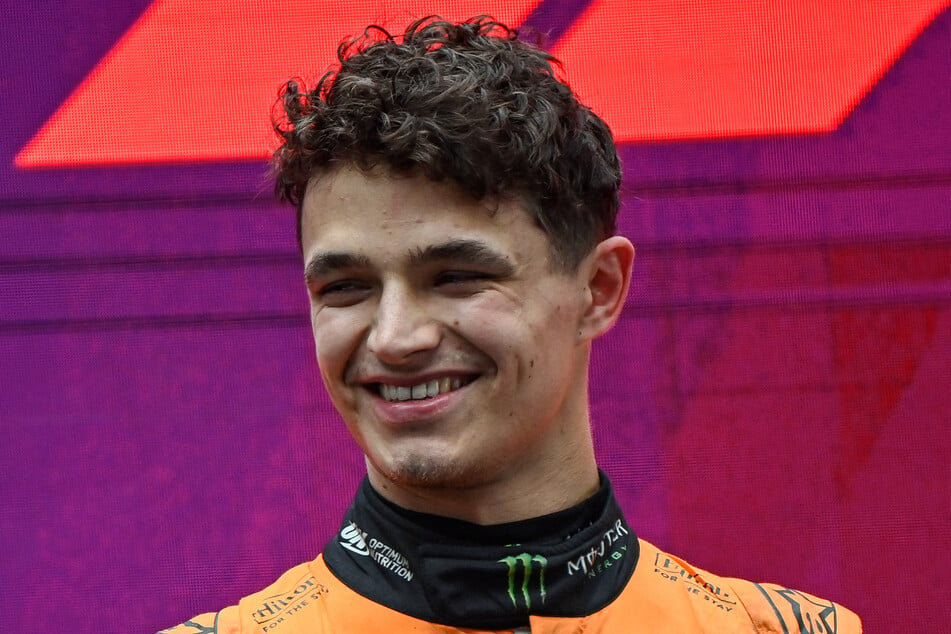 Als Lando Norris (24) beim Großen Preis von China als Zweiter auf das Podest kletterte, war mit seiner Nase noch alles in Ordnung.