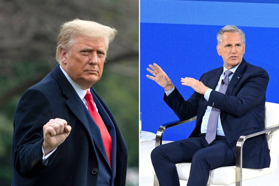 Former House Speaker Kevin McCarthy (r), who is expected to step down from Congress by the end of the year, has officially endorsed Donald Trump for president.