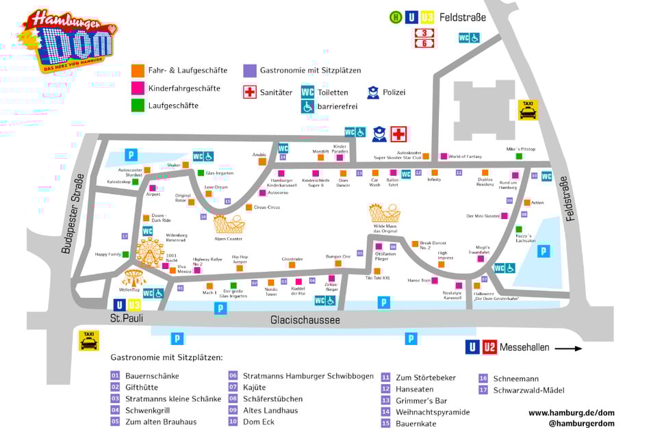 Mit nur einem Klick öffnet sich die interaktive DOM-Karte in drei, zwei, eins!
