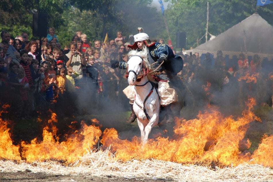 Im Klosterpark Altzella findet unter anderem ein spannendes Ritterturnier statt. (Archivfoto)