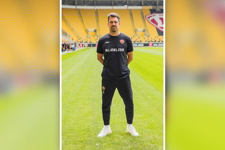 Bekommt einen neuen Rasen: Dynamo-Trainer Thomas Stamm (42).