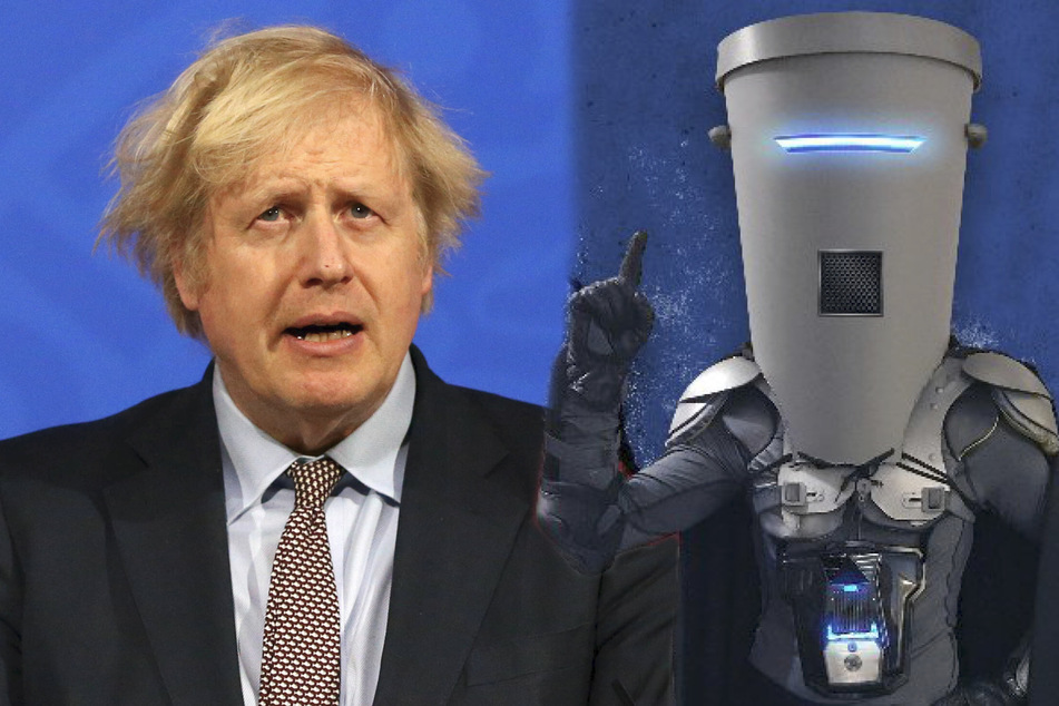 Count Binface (r.) challenged Boris Johnson in the 2019 general election for UK prime minister.