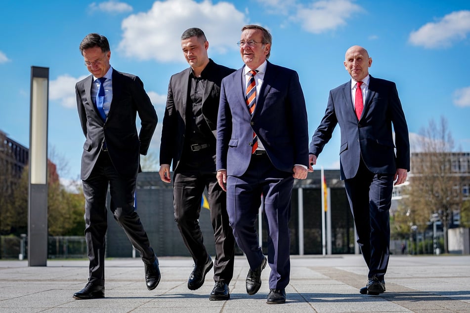 Die Ukraine-Kontaktgruppe beim Treffen in Berlin.