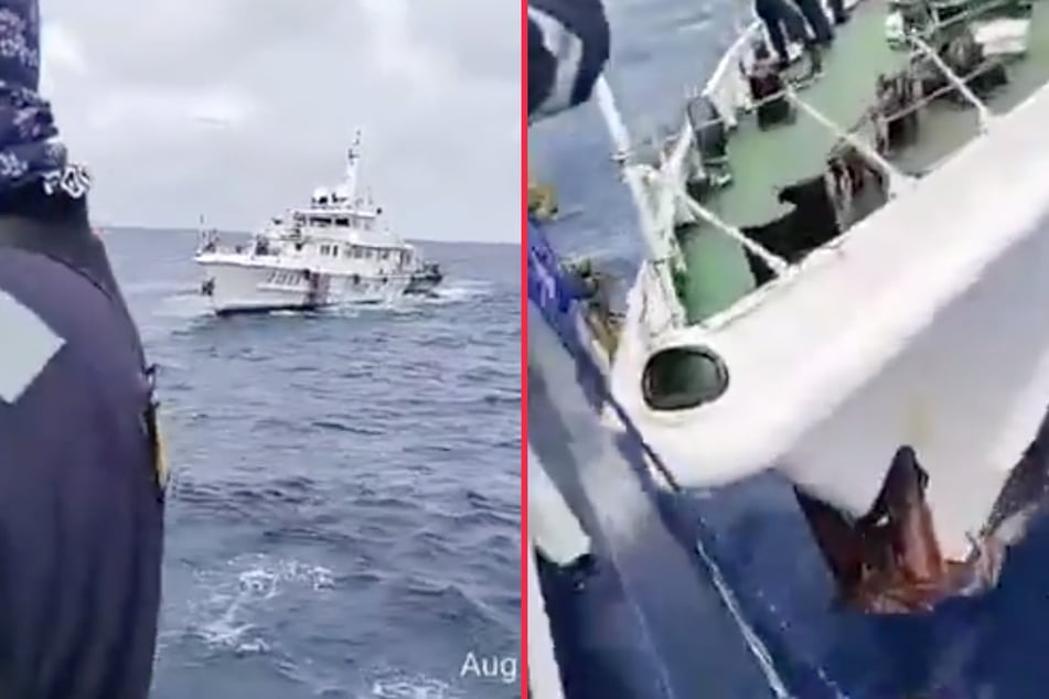 China and Philippines exchange violent blows over disputed shoal