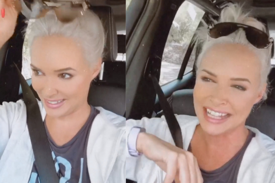 Daniela Katzenberger berichtet in ihrer Instagram-Story ihren Fans, dass sie an einer Tankstelle angebaggert wurde.