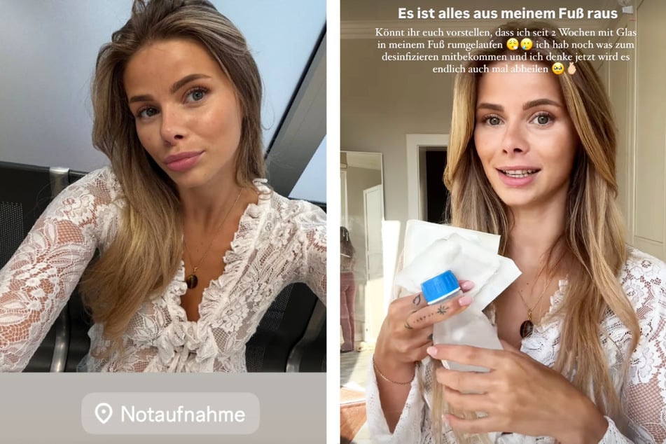 Am Dienstagnachmittag meldete sich die 25-Jährige via Instagram aus einer Notaufnahme, am frühen Abend war sie dann wieder in ihrer Wohnung.