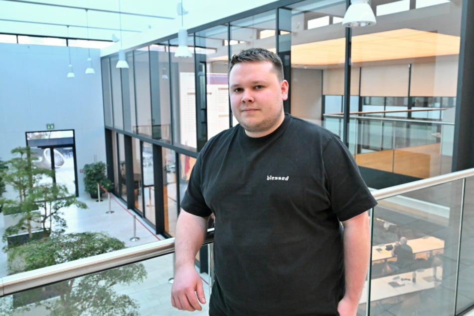 René Reimann (23) ist seit drei Jahren Chef vom Zwickauer Jugendbeirat.