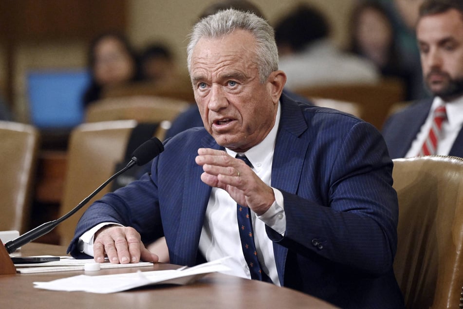 Health and Human Services Secretary Robert F. Kennedy Jr. testifies before the House Ways and Means Committee and the House Appropriations Subcommittee in Washington, DC, on April 16, 2026.