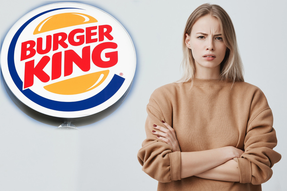 Female Twitter users were not amused by Burger King UK's International Women's Day Twitter post (collage, stock images).