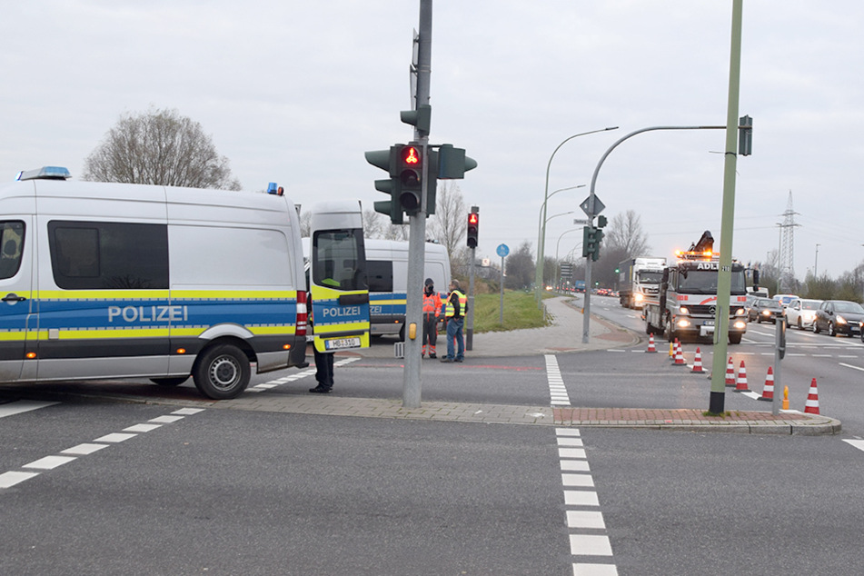 An dieser Kreuzung ereignete sich der Unfall.v