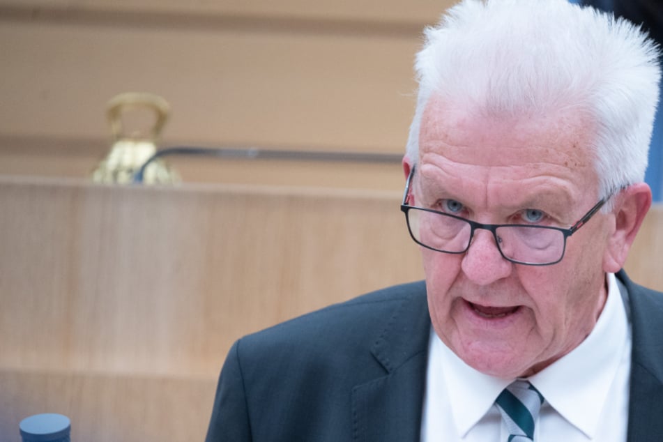 Baden-Württembergs Ministerpräsident Winfried Kretschmann (72, Grüne).