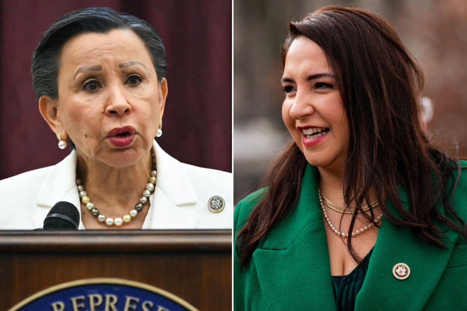 Representatives Nydia Velazquez (l.) and Delia Ramirez have introduced the New Good Neighbor Act calling for an end to the Monroe Doctrine.
