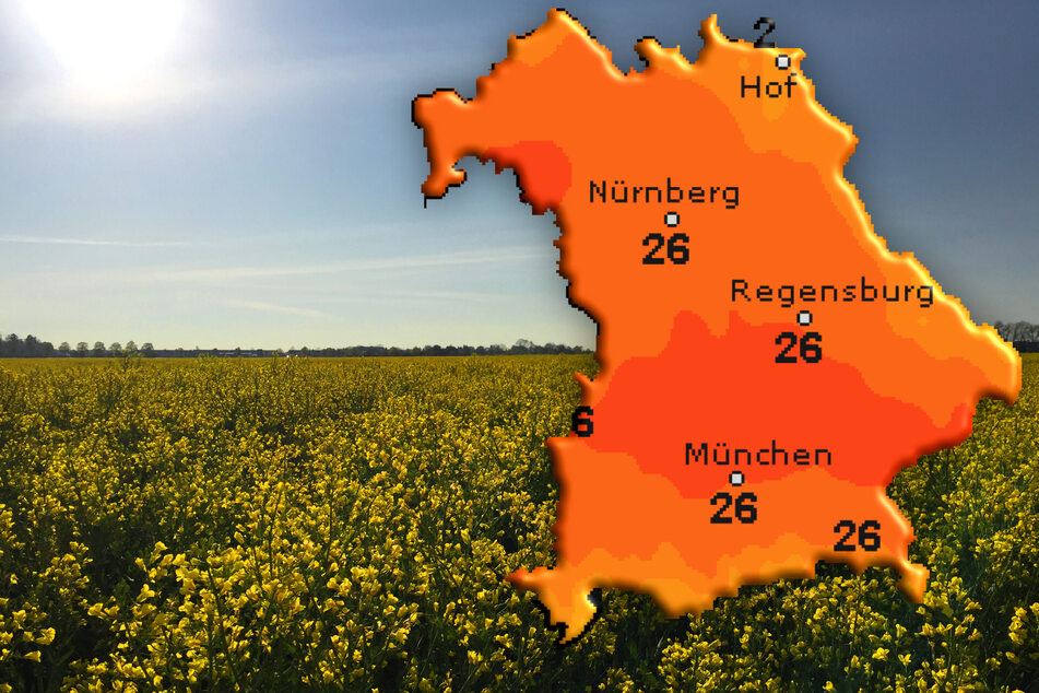 Wetter am Wochenende in Bayern: Nach Schauern wird's sommerlich