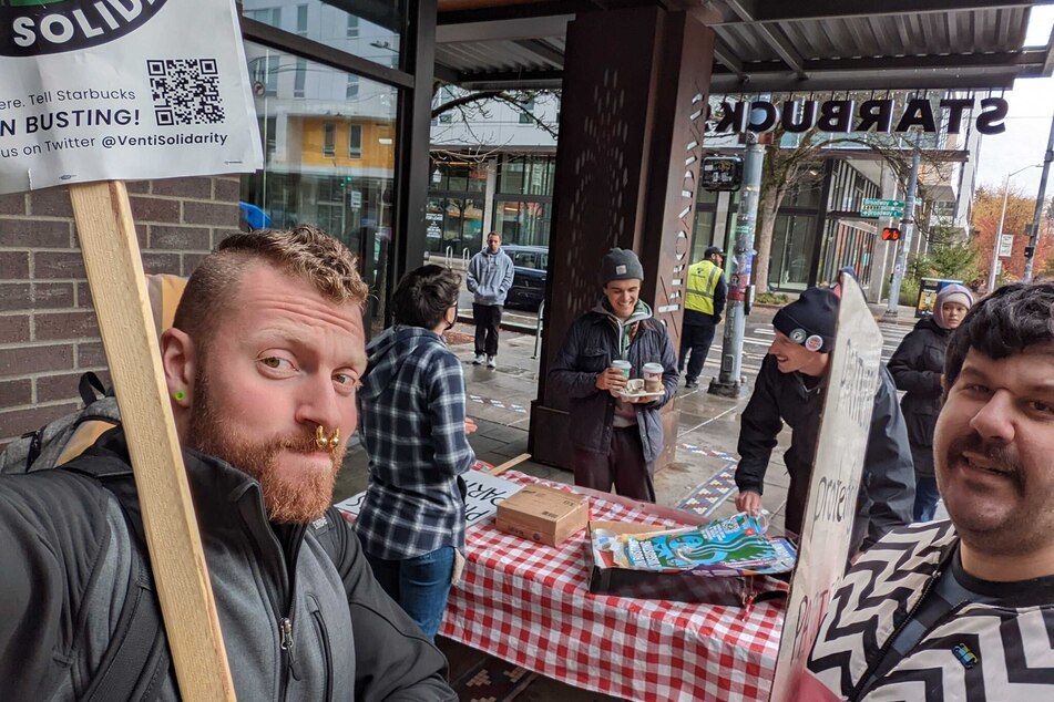 Starbucks workers at Seattle's Broadway and Denny store have accused the company of retaliating against the union.