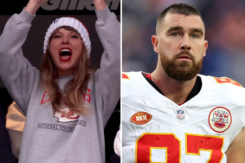 Taylor Swift brings dad to cheer on Travis Kelce at Chiefs-Patriots game