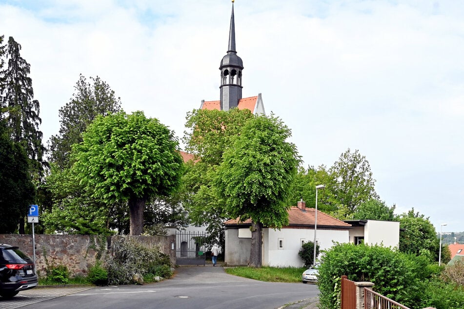 Der Trinitatisfriedhof in Meißen-Zscheila.