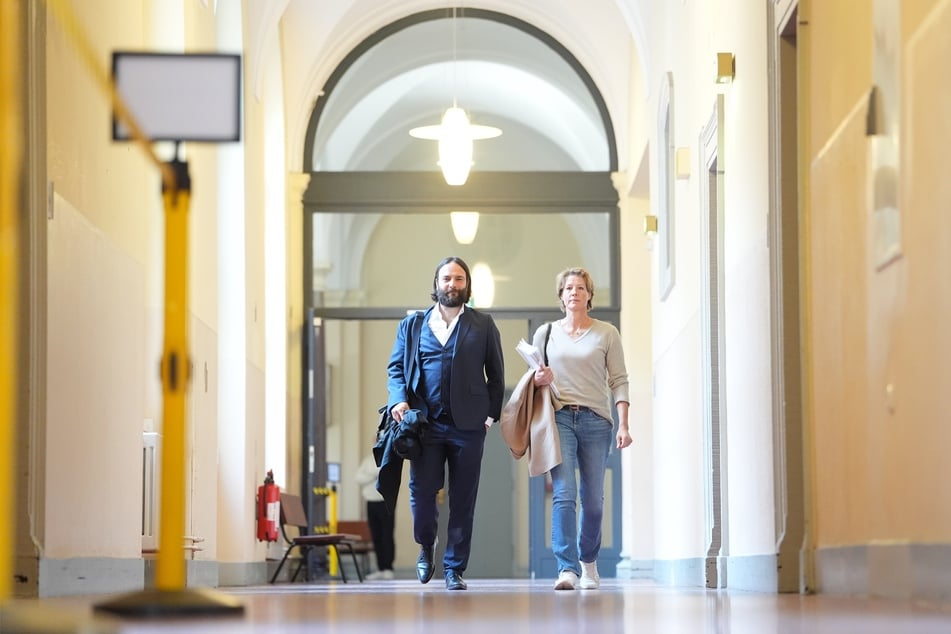 Christina Block (52) und ihr Verteidiger Ingo Bott (42) kommen am Donnerstag zum 40. Verhandlungstag ins Hamburger Landgericht.