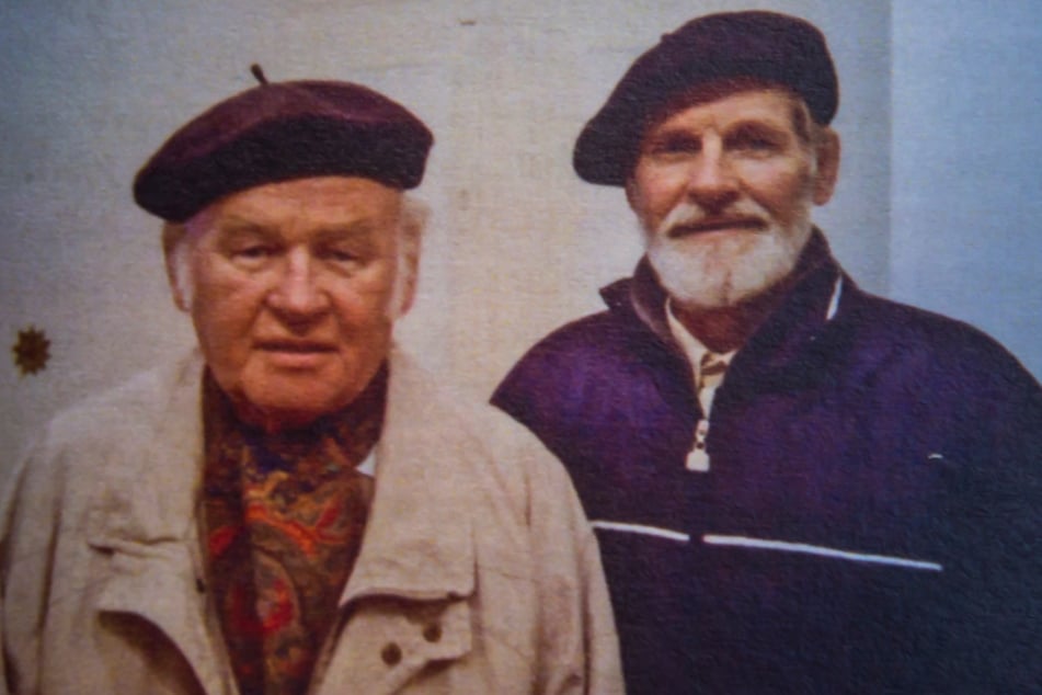 Der inzwischen verstorbene Spender Wolfgang Gelpke (l.) mit seinem Bruder Manfred (80).