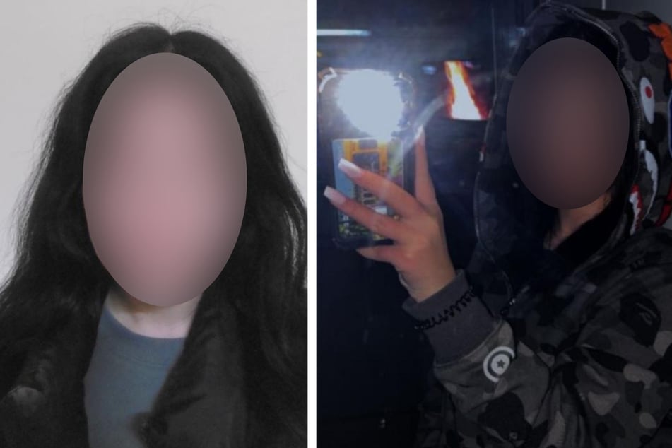 Die 17-Jährige könnte, wenn sie geschminkt ist (r.), älter geschätzt werden.