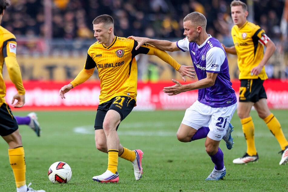 Gefiel bei seinem Startelf-Debüt in Osnabrück als robuster Sechster: Tobias Raschl (26).