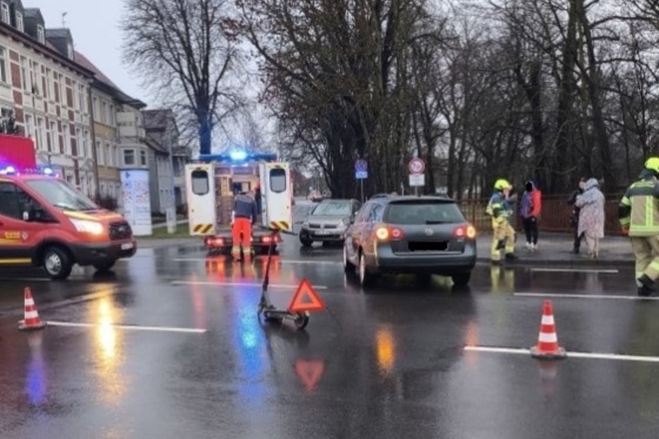 In Halberstadt ist am Donnerstagmorgen ein E-Scooter-Fahrer schwer verletzt worden.