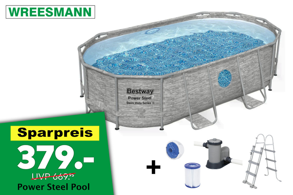 Power Steel Pool + Zubehört
