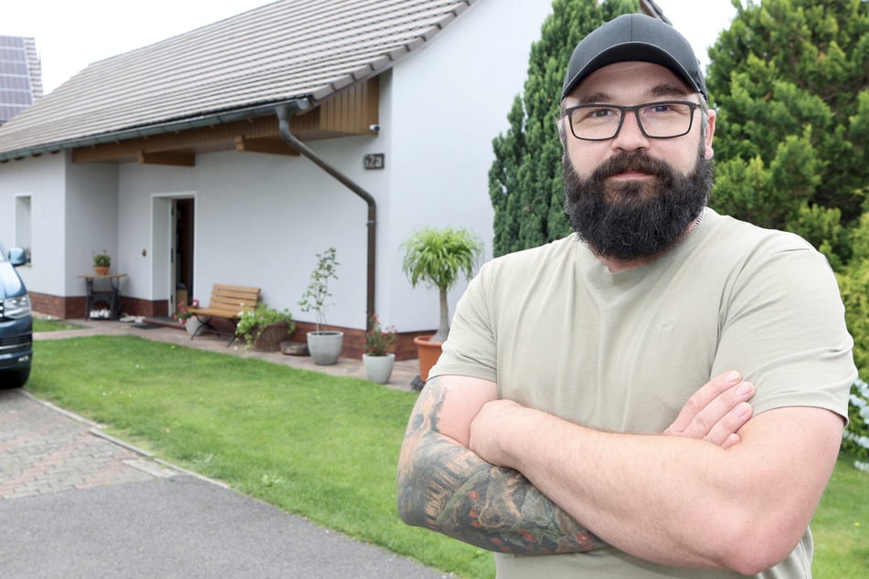 Familienvater Andy Kreutz (37) aus Mulkwitz.