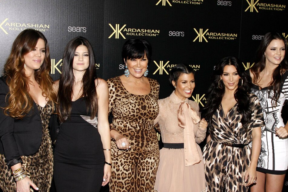 From l. to r.: Khloe Kardashian (l-r), Kylie Jenner, Kris Jenner, Kourtney Kardashian, Kim Kardashian, and Kendall Jenner at the launch party of the Kardashian Collection.