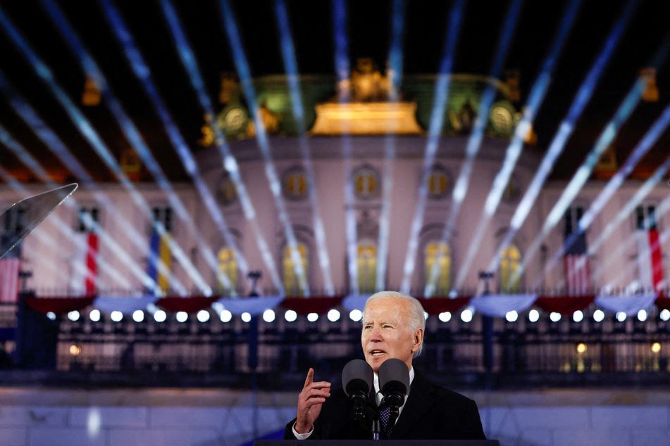 Biden delivered a speech in Warsaw on Tuesday to mark the first anniversary of the war.