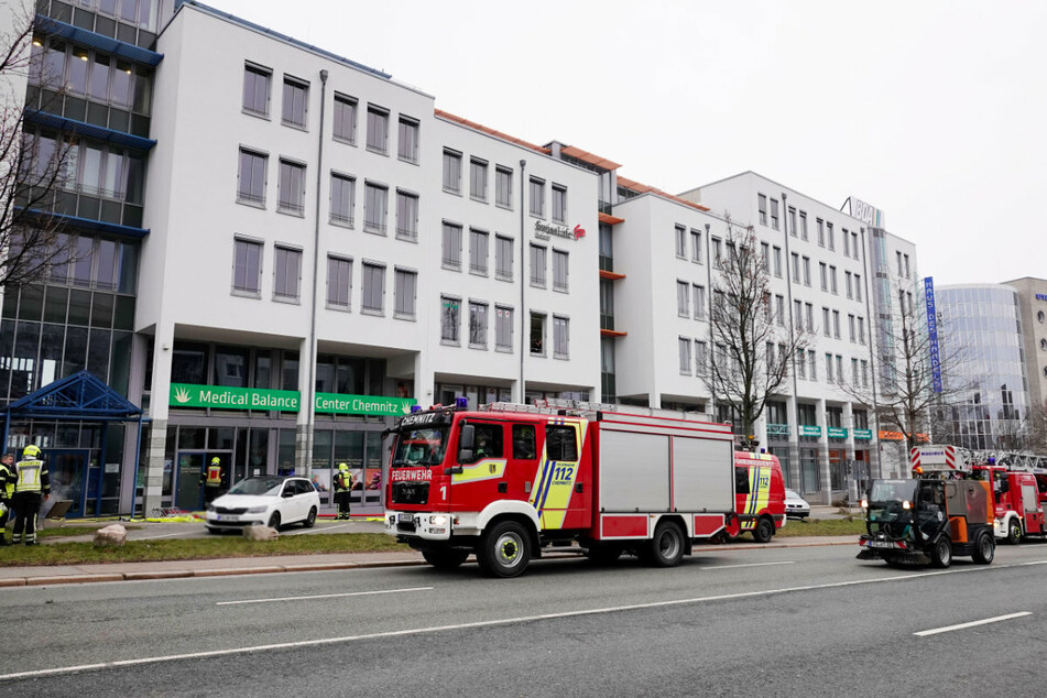 Feuerwehreinsatz am Montagmorgen an der Leipziger Straße.