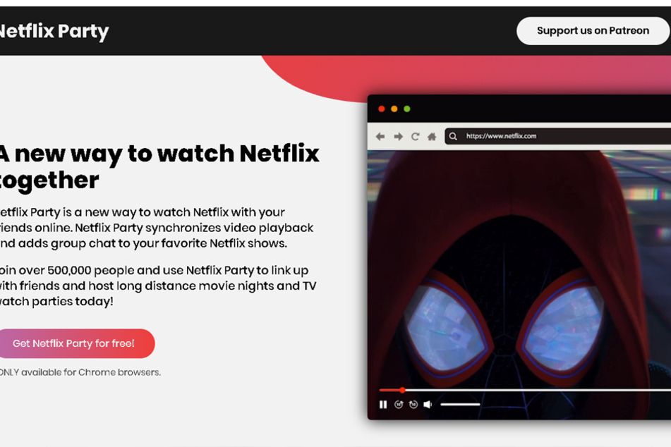 Mit Netflixparty.com könnt Ihr nun zusammen "netflixen".