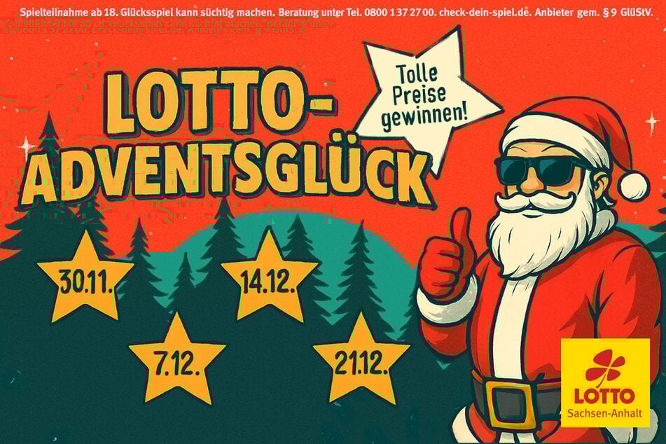 LOTTO Sachsen-Anhalt macht die Adventszeit mit besonderen Preisen noch schöner