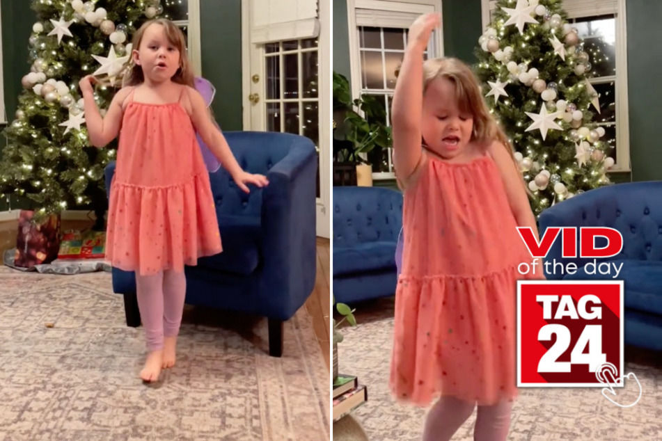 viral videos: Viral Video of the Day for February 5, 2024: Tiny diva belts out Rise Up on TikTok like a superstar!