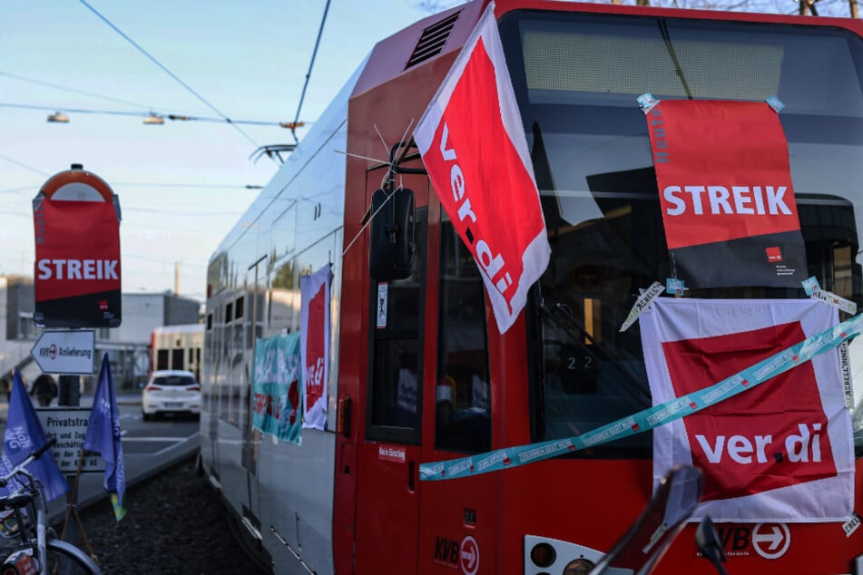 Die Straßenbahnen der KVB werden am Dienstag und Donnerstag sehr wahrscheinlich stillstehen.