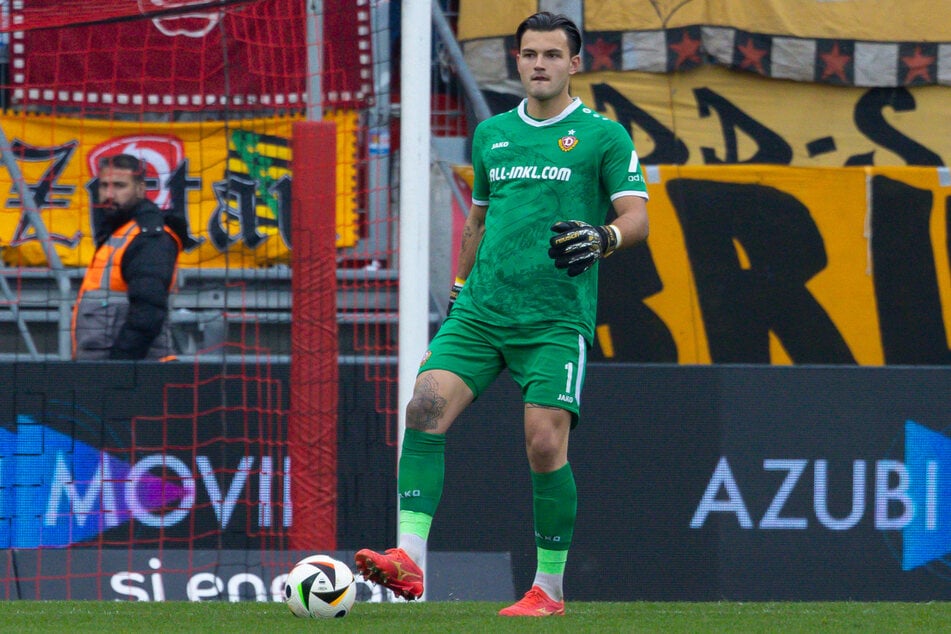 Dynamo-Keeper Tim Schreiber (22) blieb in Osnabrück zum vierten Mal in dieser Saison ohne Gegentreffer.