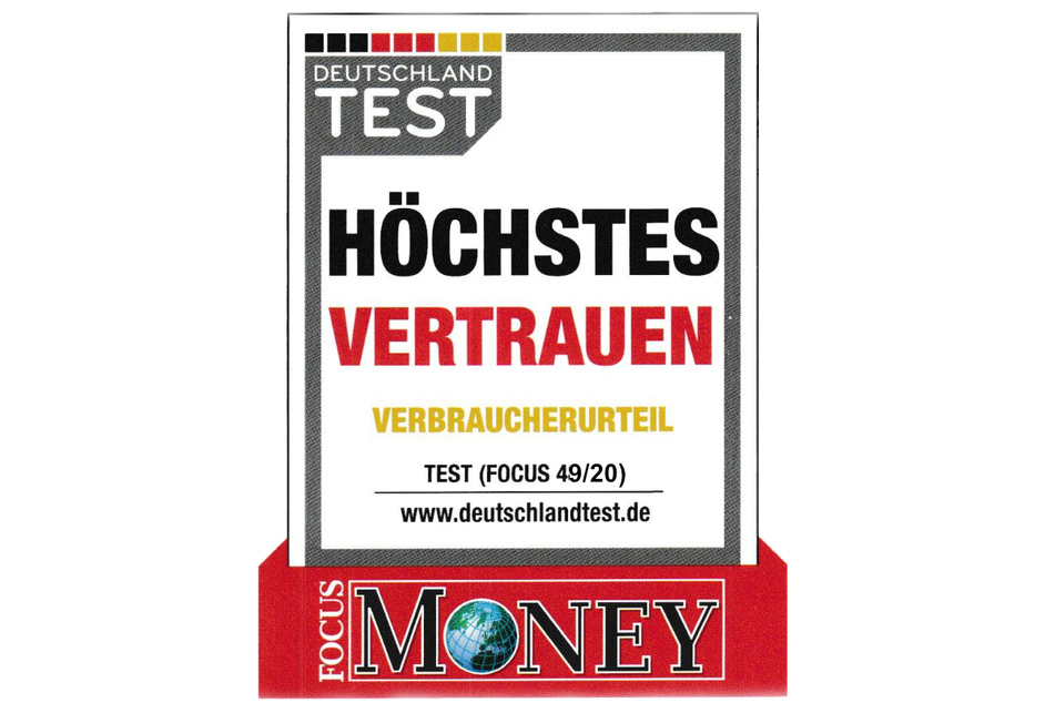 Heim & Haus ist erneut Testsieger der von Deutschlandtest durchgeführten und in Focus und Focus Money veröffentliche Studie hinsichtlich des Kundenvertrauens.