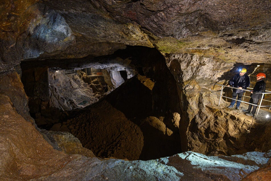 Das Besucherbergwerk "Vereinigt Zwitterfeld zu Zinnwald". Unter dem Kamm des Erzgebirges an der deutsch-tschechischen Grenze lagert eines der größten Lithium-Vorkommen in Europa.