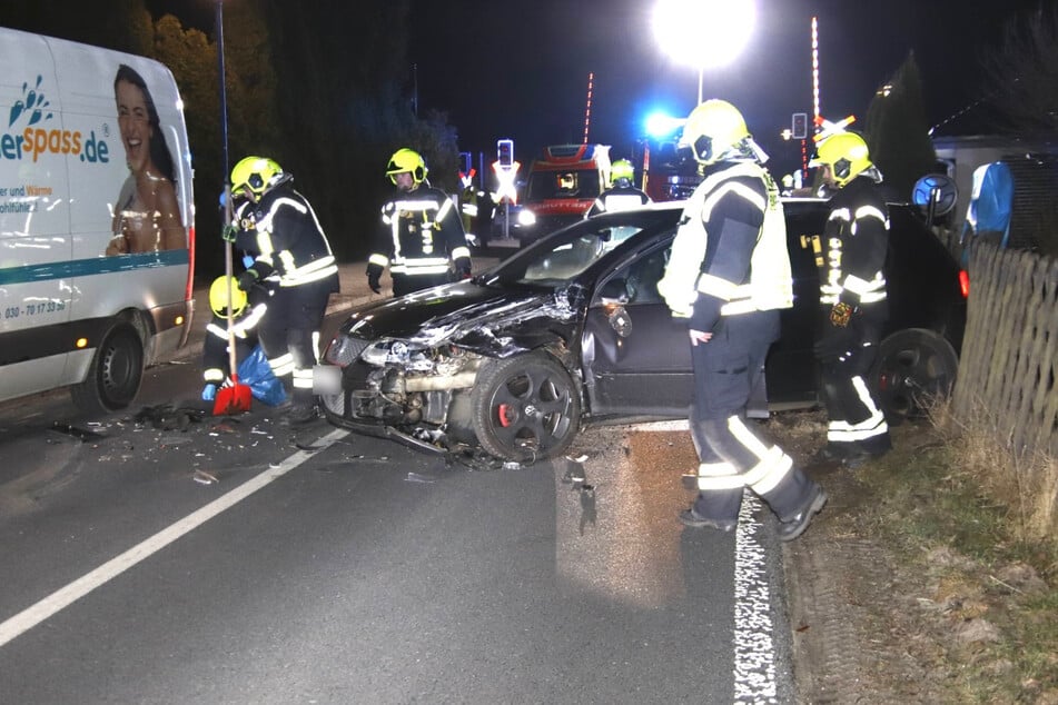 Der VW hat einen Totalschaden davongetragen.