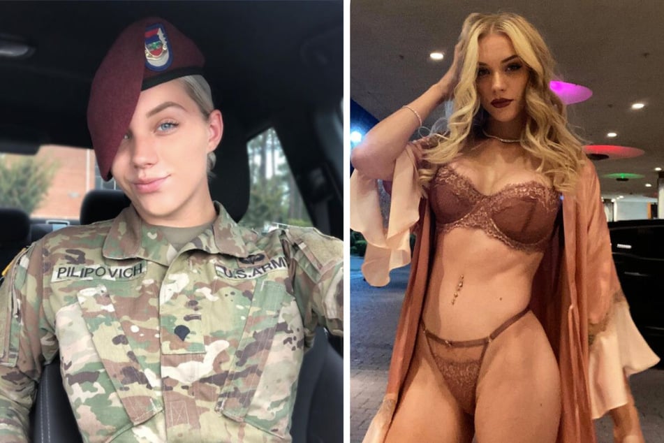 Sexy army vet strikes back against cancer and her ex with hot combat-themed revenge