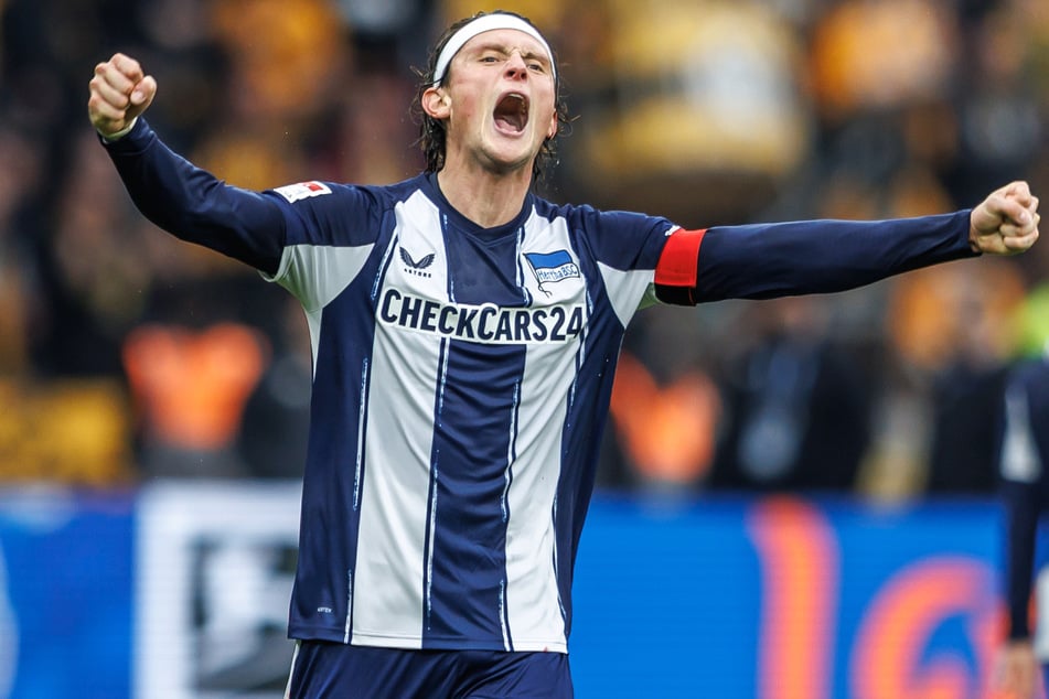 Kapitän Fabian Reese (27) sieht Hertha auf dem richtigen Weg.