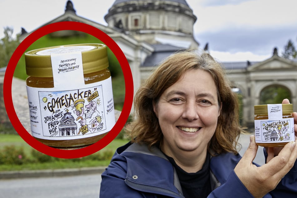 Dresden: Süße Hilfe für klamme Friedhöfe: Imker-Honig vom "Gottesacker"
