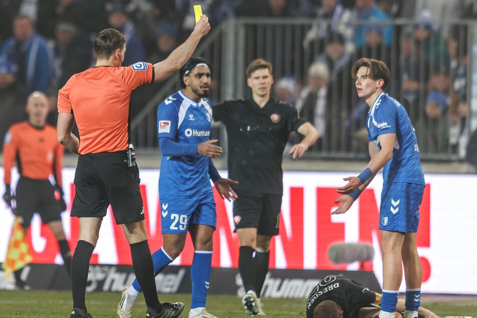 Die beiden frischen Kräfte Rayan Ghrieb (26, l.) und Dariusz Stalmach (20) waren direkt mitten im Geschehen.