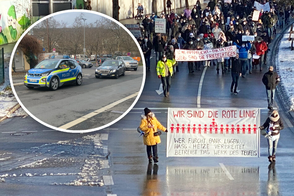 Zu Fuß oder im Auto: Proteste gegen Corona-Maßnahmen im Freistaat Bayern