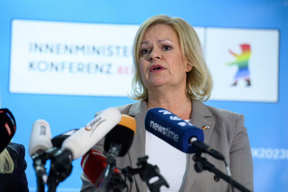 Bundesinnenministerin Nancy Faeser (53, SPD).