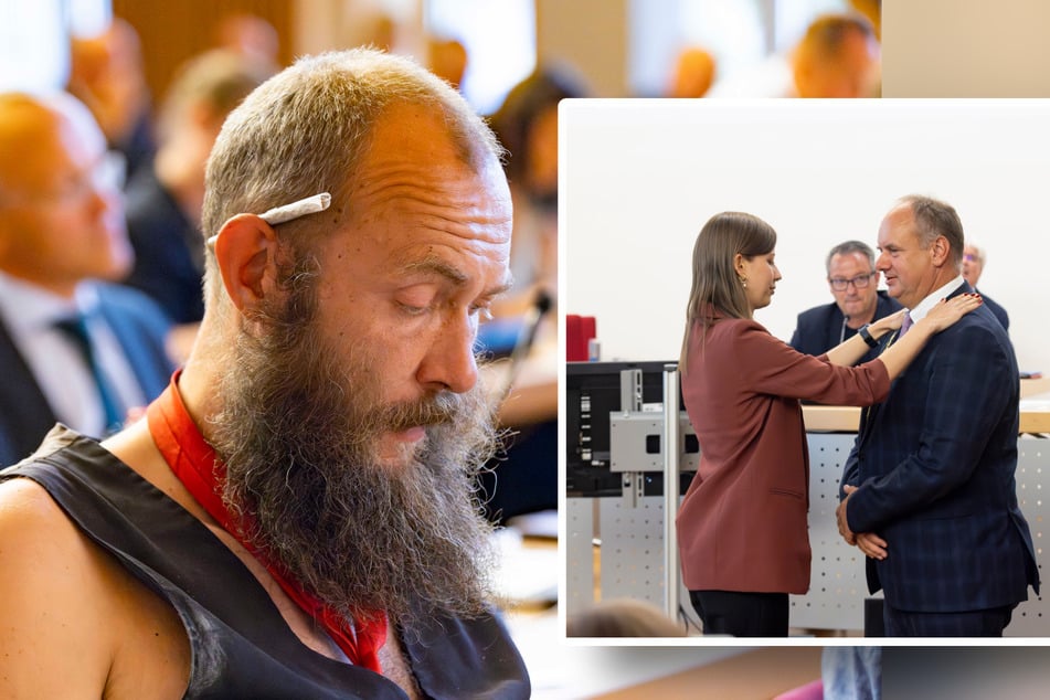 Mit Joint hinterm Ohr: Satire-Politiker sorgt für Posse bei Hilbert-Vereidigung