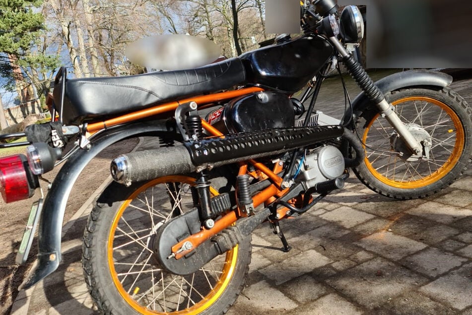 Wer weiß, wo sich dieses geklaute Moped jetzt befindet?