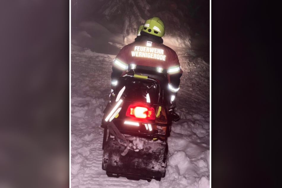 Die Feuerwehr musste einen Wanderer vom Brocken retten.
