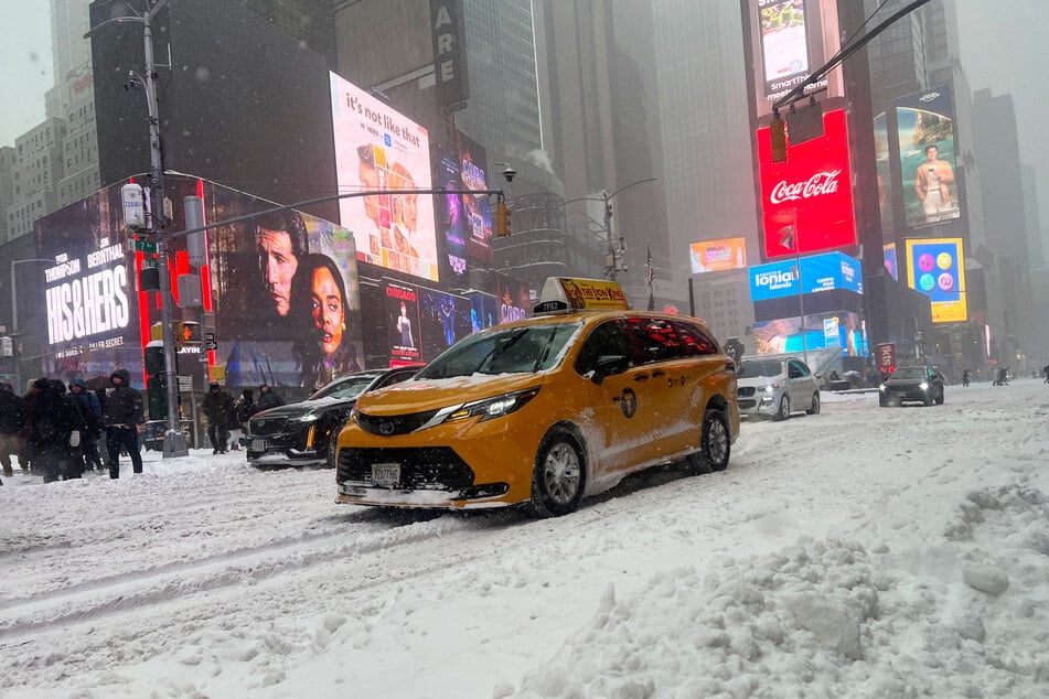 Viele verbinden mit New York den dichten und vor allem lauten Stadtverkehr - mit dem Beginn des Wintereinbruchs leerten sich jedoch allmählich die Straßen.