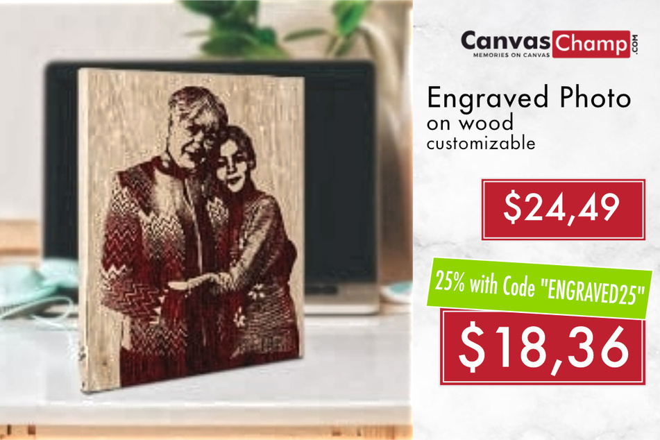 Click here and quickly secure the Engraved Photo offer for Mother's Day.
